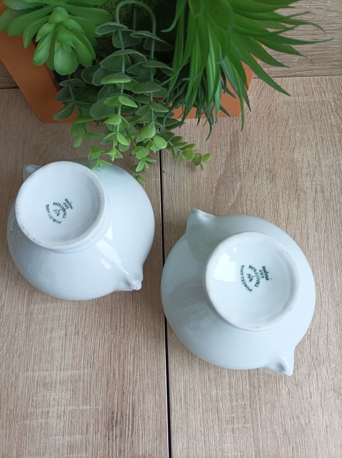 Lot 2 porcelaines blanches - photo numéro 5