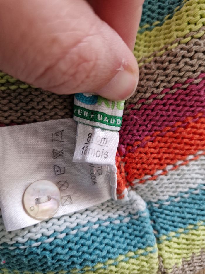 Adorable Gilet Réversible à Capuche Vertbaudet (18 Mois) - photo numéro 4