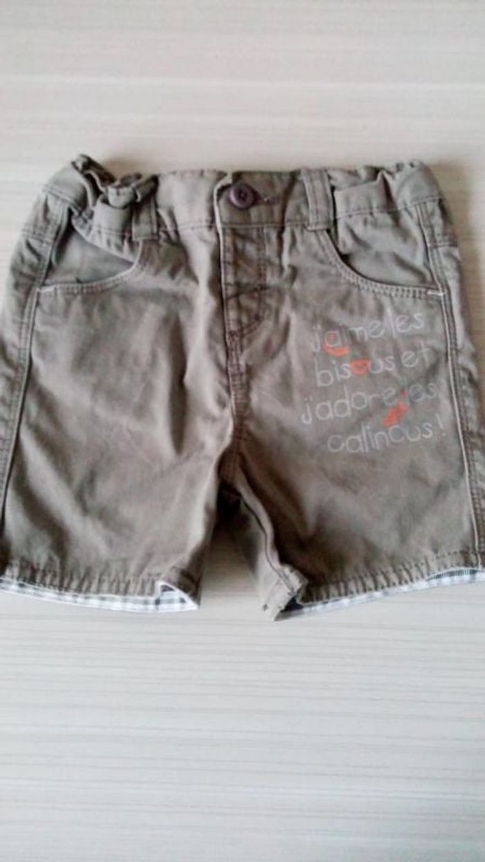 short garçon 12 mois