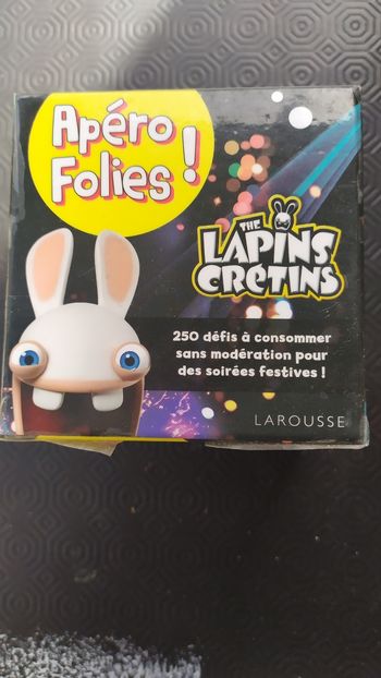 Jeux de société apéro en folie the lapin crétin