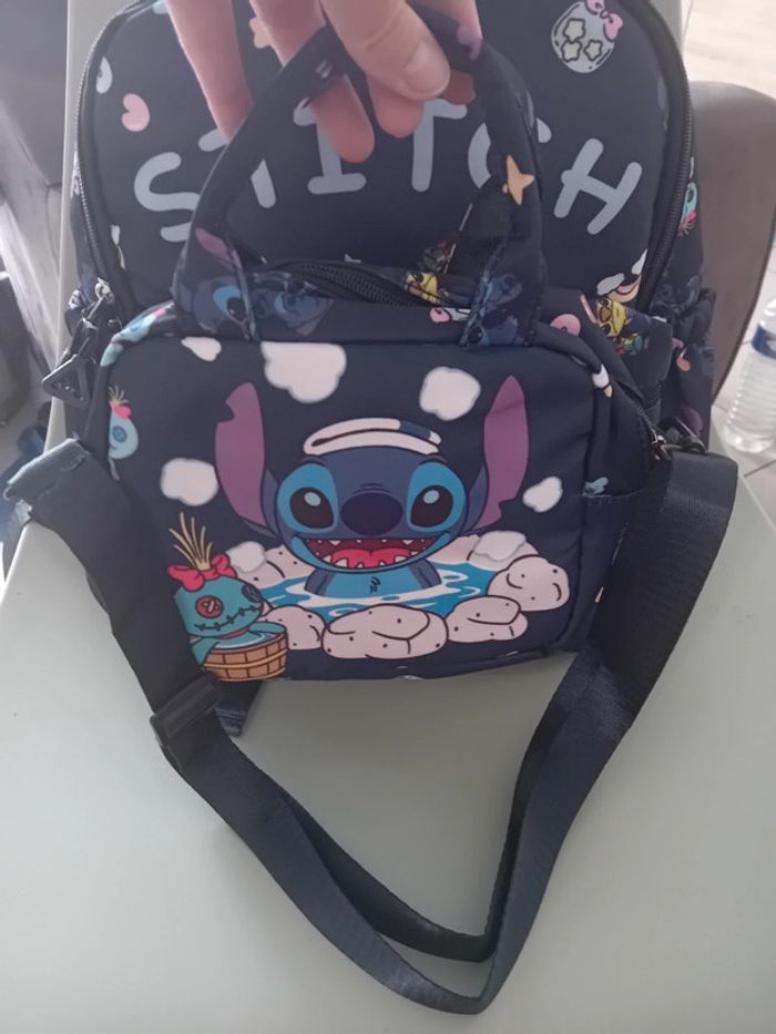 Ensemble scolaire Stitch neuf 4 pièces - photo numéro 4