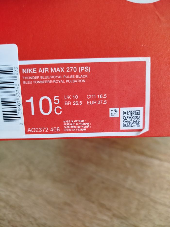 Baskets Nike T27.5 - photo numéro 8