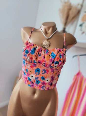 🌸 Haut court fleuri Glamorous - Taille 40 🌸