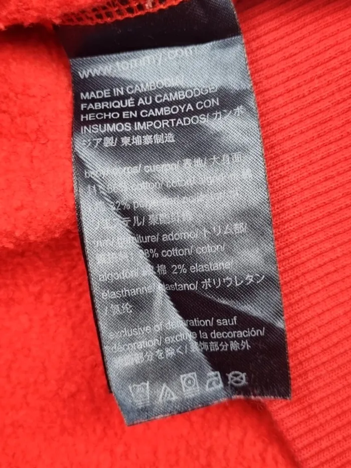 Robe pull Tommy Hilfiger rouge – Taille XS Femmes (mesures en photos) - photo numéro 7