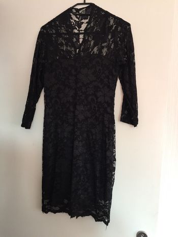 Déguisement robe en dentelles noire