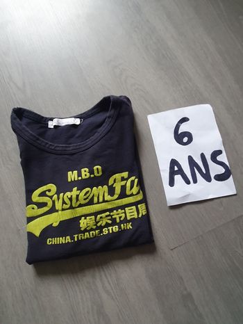 Maillot t-shirt 6ans garçon