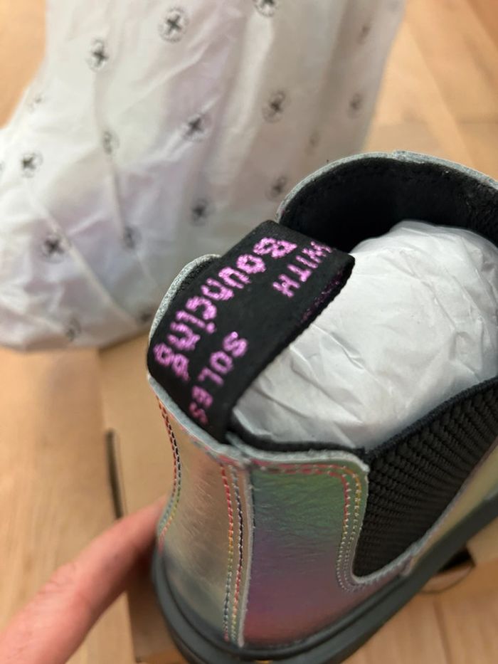 Boots Dr. Martens multicolore rainbow neuve taille 36 - photo numéro 11