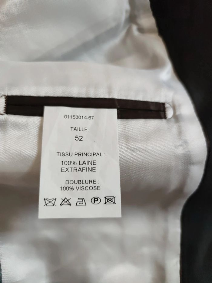 Veste de costume father&sons taille 52 gris foncer - photo numéro 4