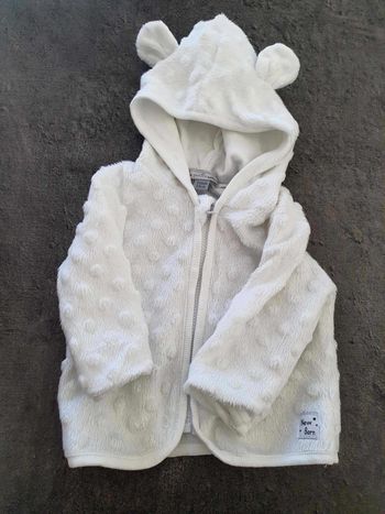 Gilet blanc 1 mois
