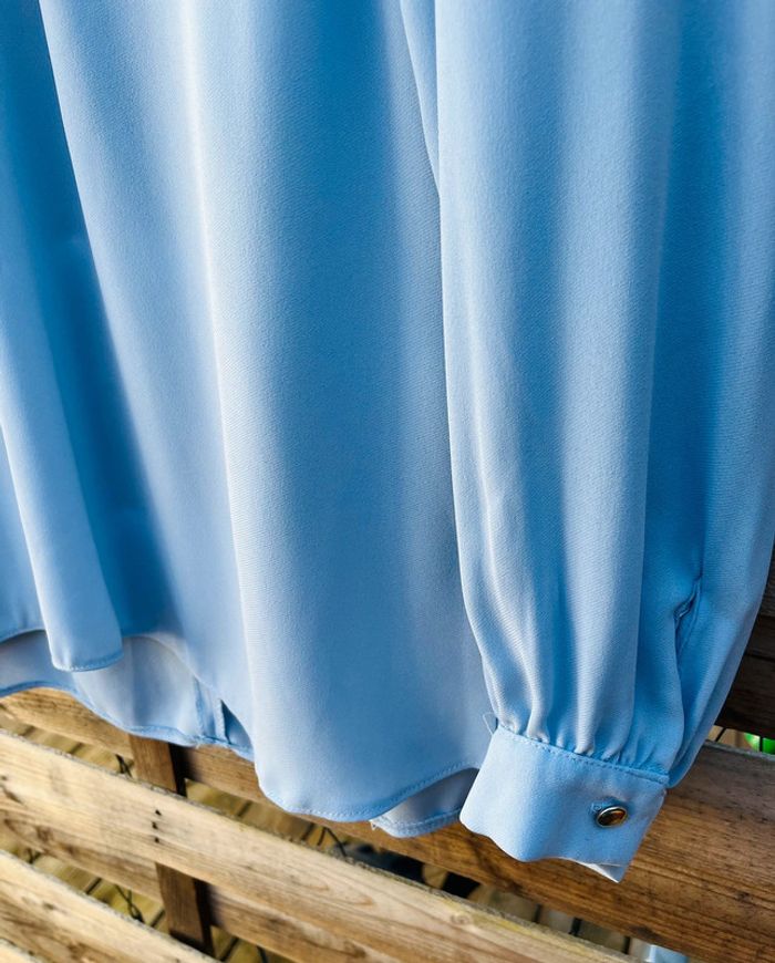 Blouse bleu ciel - Taille 42 - photo numéro 6
