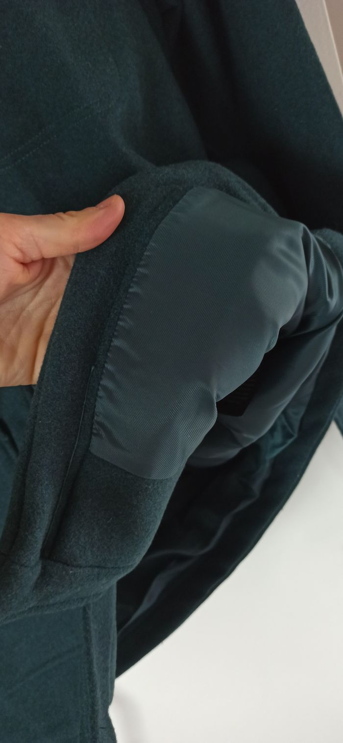 Manteau laine mise au green neuf 40 - 42 vert - photo numéro 7