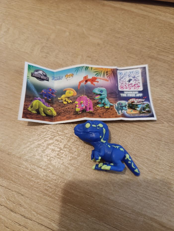 Funko pop kinder joy dinosaure Jurassic World