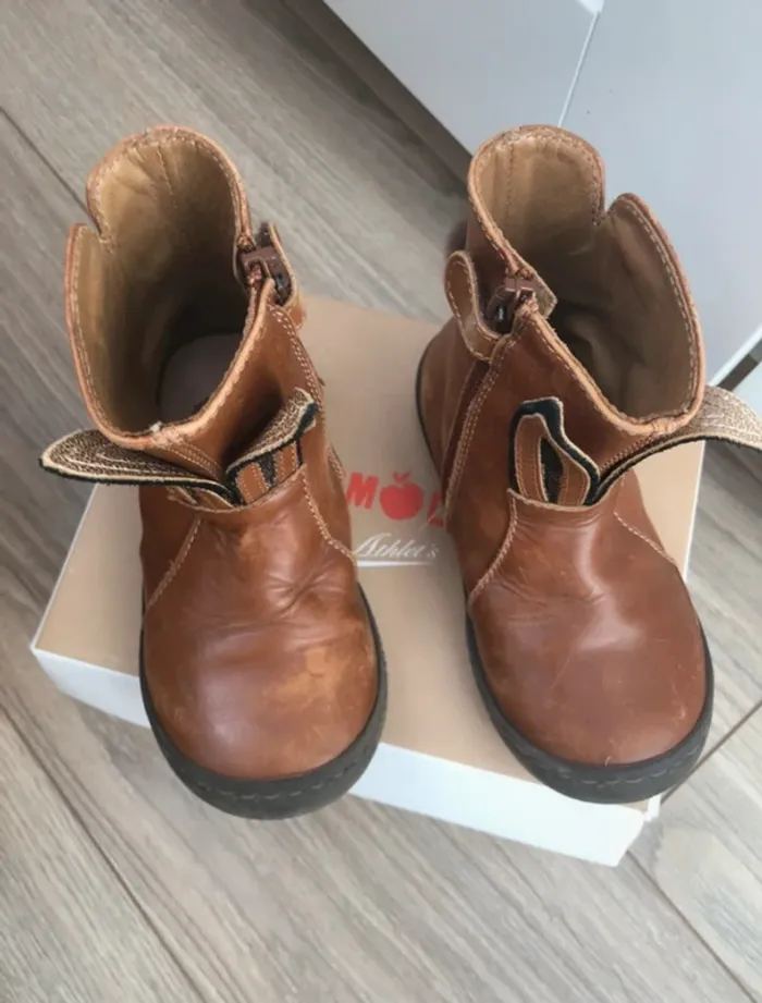Bottines cuir - photo numéro 2
