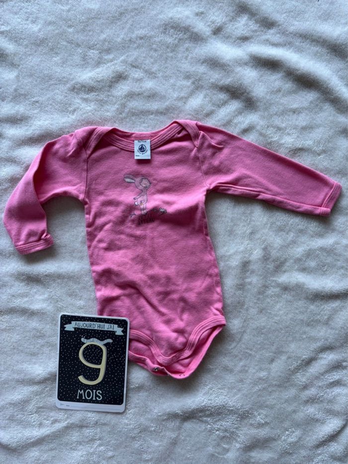 Body petit bateau 9 mois