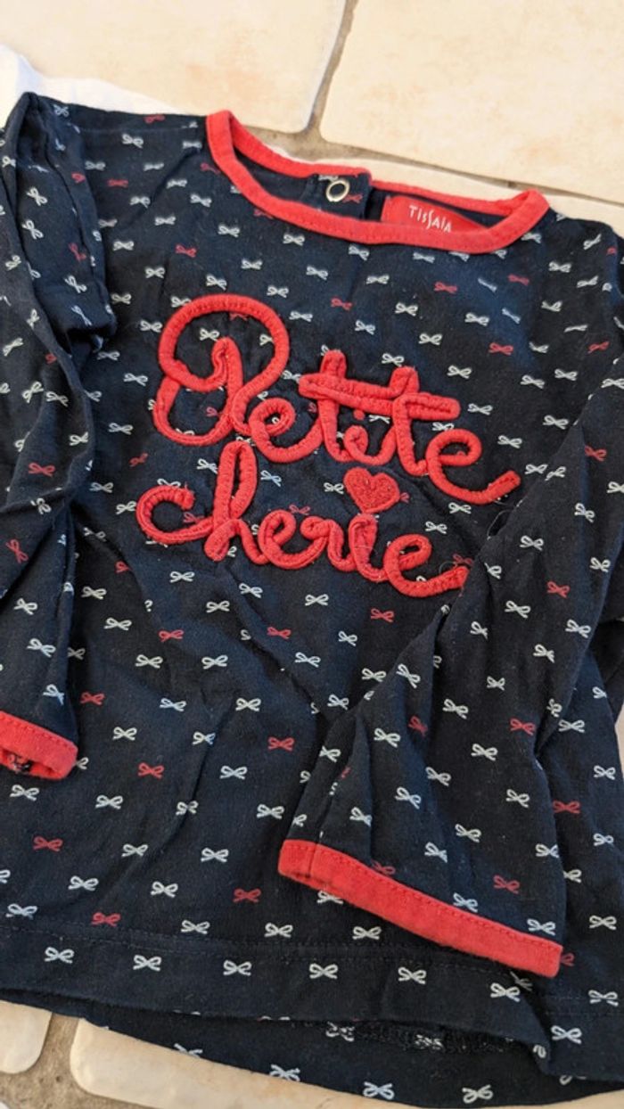 Lot de 2 tee shirt kiabi et tissaia - photo numéro 2