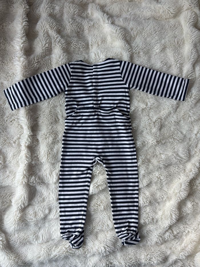 Pyjama bébé garçon en jersey rayé - photo numéro 5