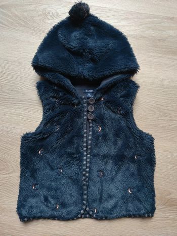 Gilet sans manches fille 18 mois
