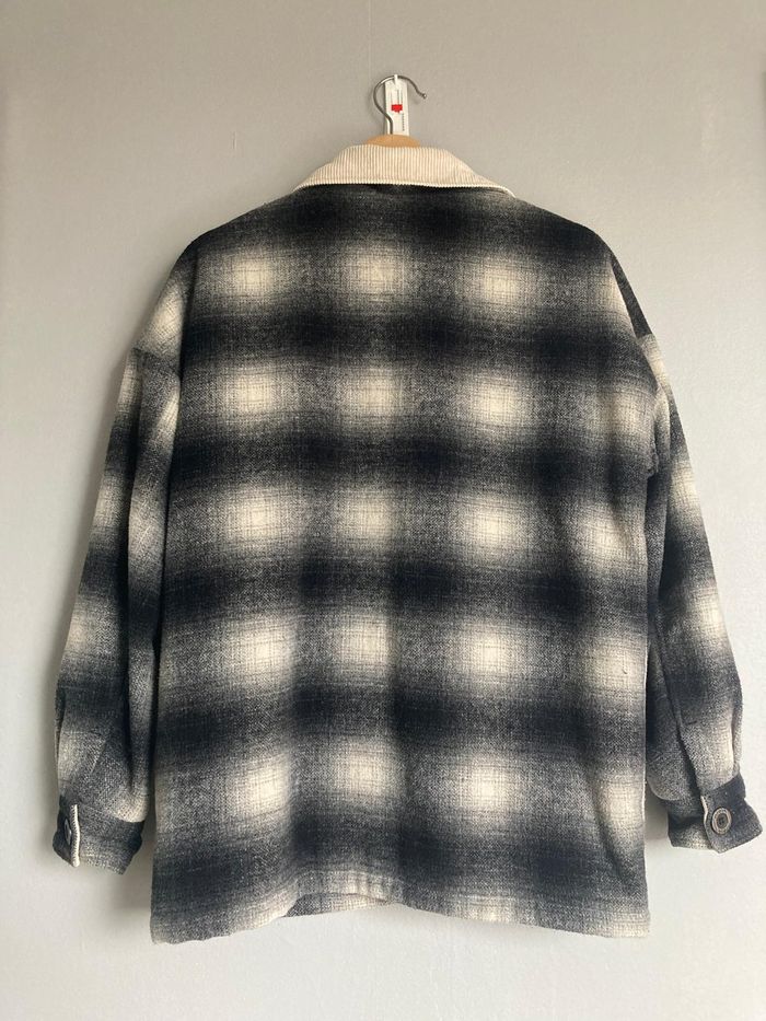 Manteau femme Superdry 34 – Laine mélangée à carreaux – Col velours – Très bon état - photo numéro 5