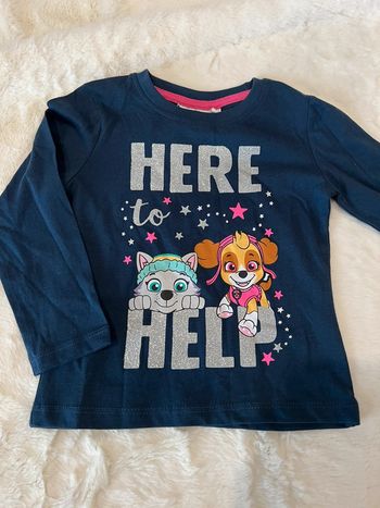 Tee shirt manche longue pat patrouille