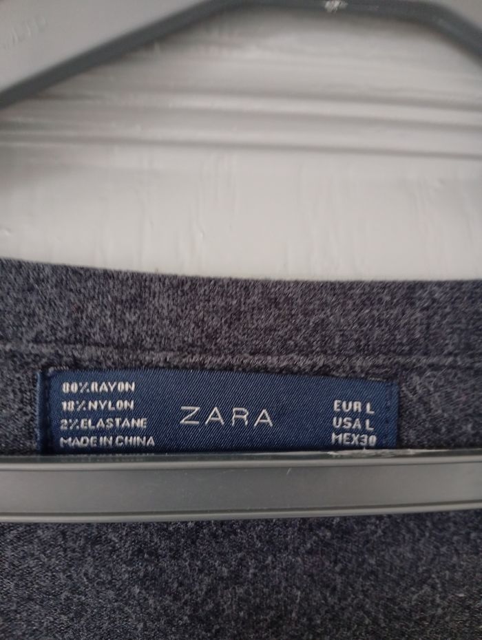 Pull col en V Zara taille L - photo numéro 4