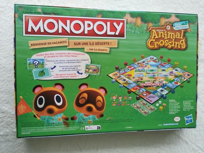 Monopoly édition spéciale Animal Crossing, neuf, dès 8ans - photo numéro 2