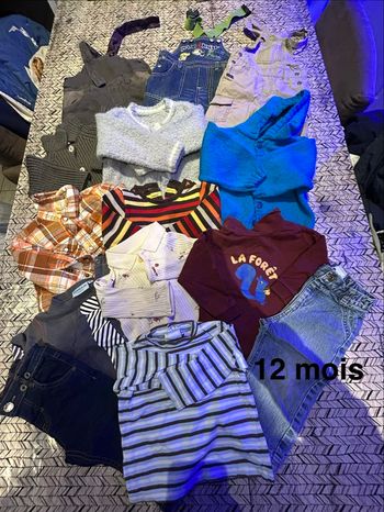 Lot de vêtements 12 mois