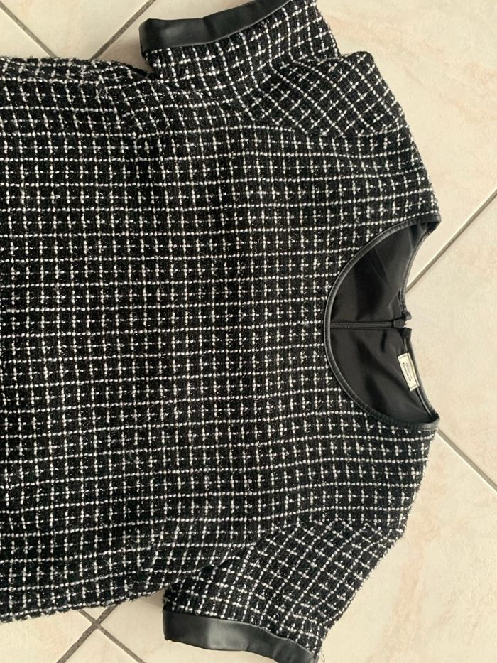 Robe noir motif blanc - photo numéro 4