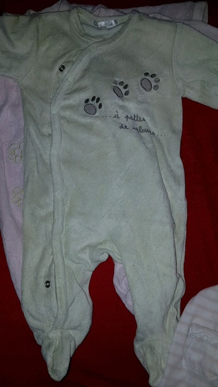 Lot 4 pyjamas fille 3 mois - photo numéro 4