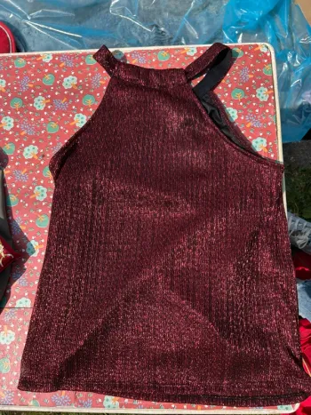 haut à paillettes - taille M - pimkie 