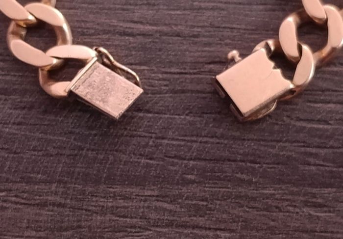 Bracelet gourmette or jaune 18k - photo numéro 3