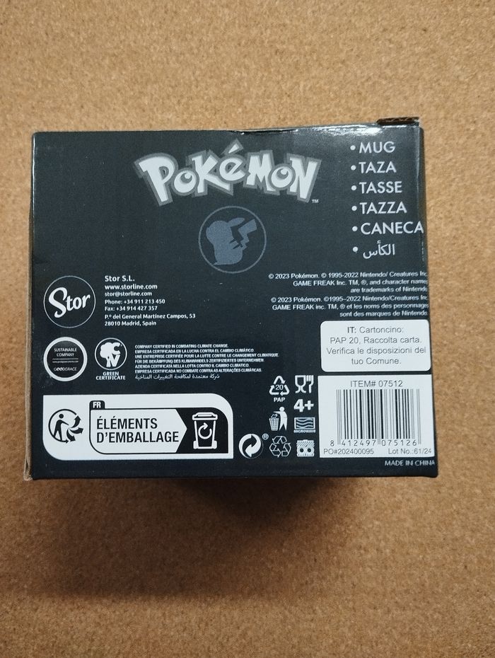 Pokémon : Mug en céramique Pikachu Confettis 325ml - photo numéro 4