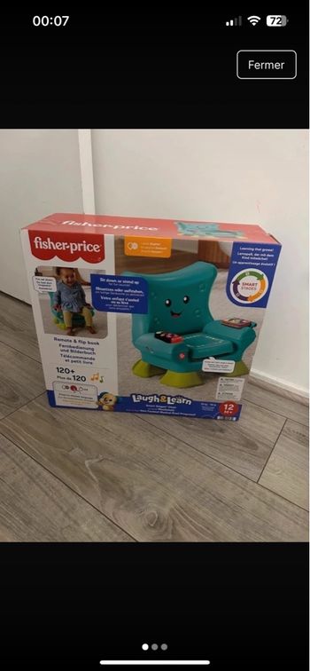 Fauteuil musical Fisher-Price Laugh & Learn – 12 mois+