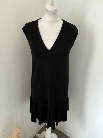 Robe col V marine MNG S