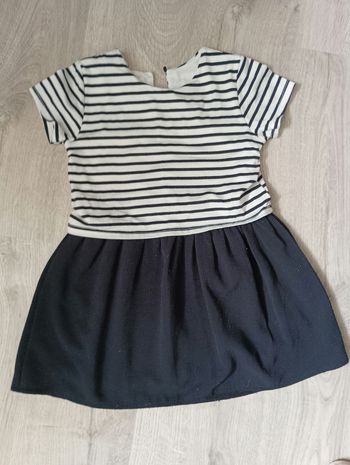 Robe  rayée marine 3 ans LC KIDS