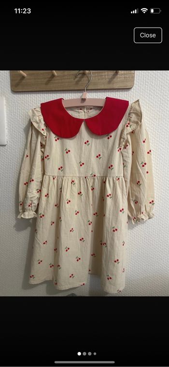 robe à manches longues pour filles