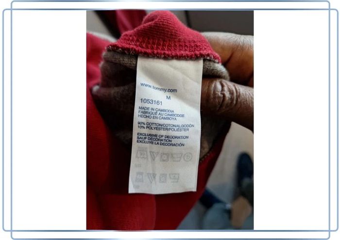Pull / crewneck tommy hilfiger homme - taille M - gris et rouge - col rond (278) - photo numéro 9