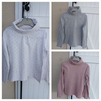 Lot 3 sous pulls filles taille 8 ans