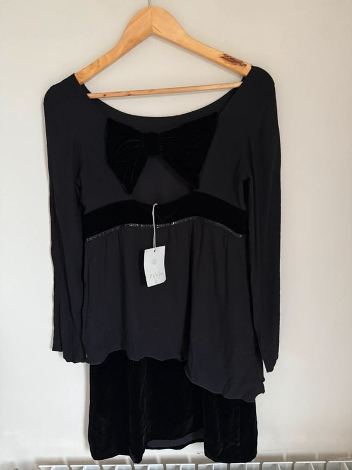 Robe Pablo noeud velours