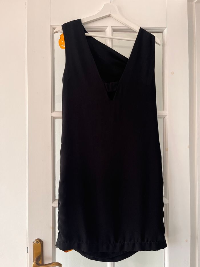 Robe drapée Mango noir TS - photo numéro 2