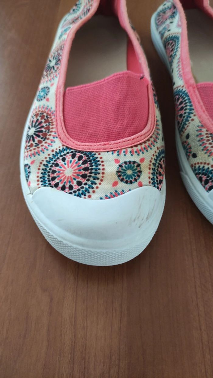 Ballerines tissu à motifs pointure 35 - photo numéro 12
