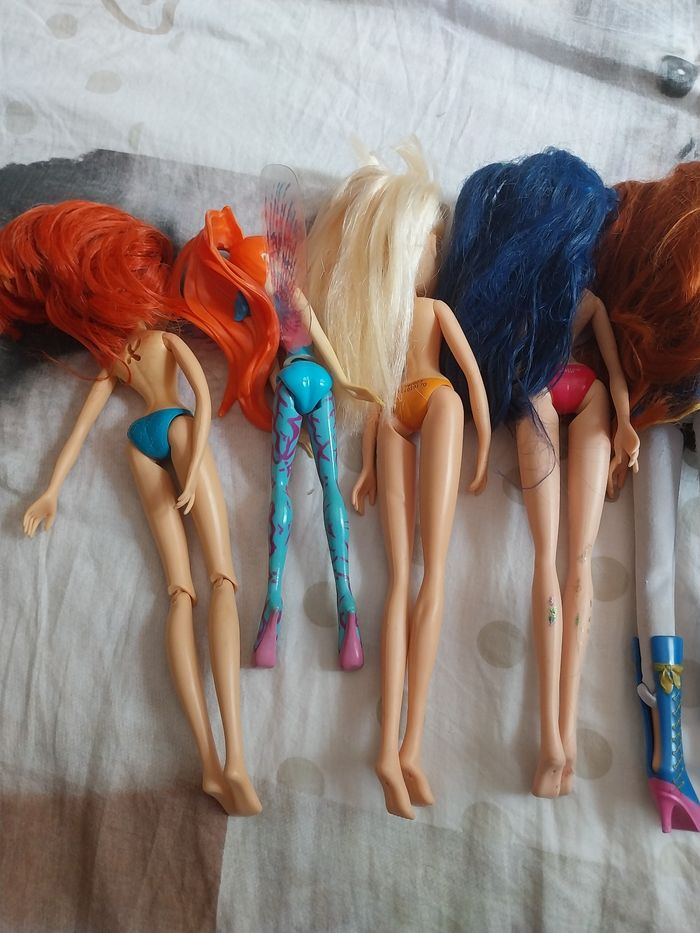 Lot de 7 poupées Winx Club Bloom Stella Musa Layla/Aisha saison 4 - photo numéro 8