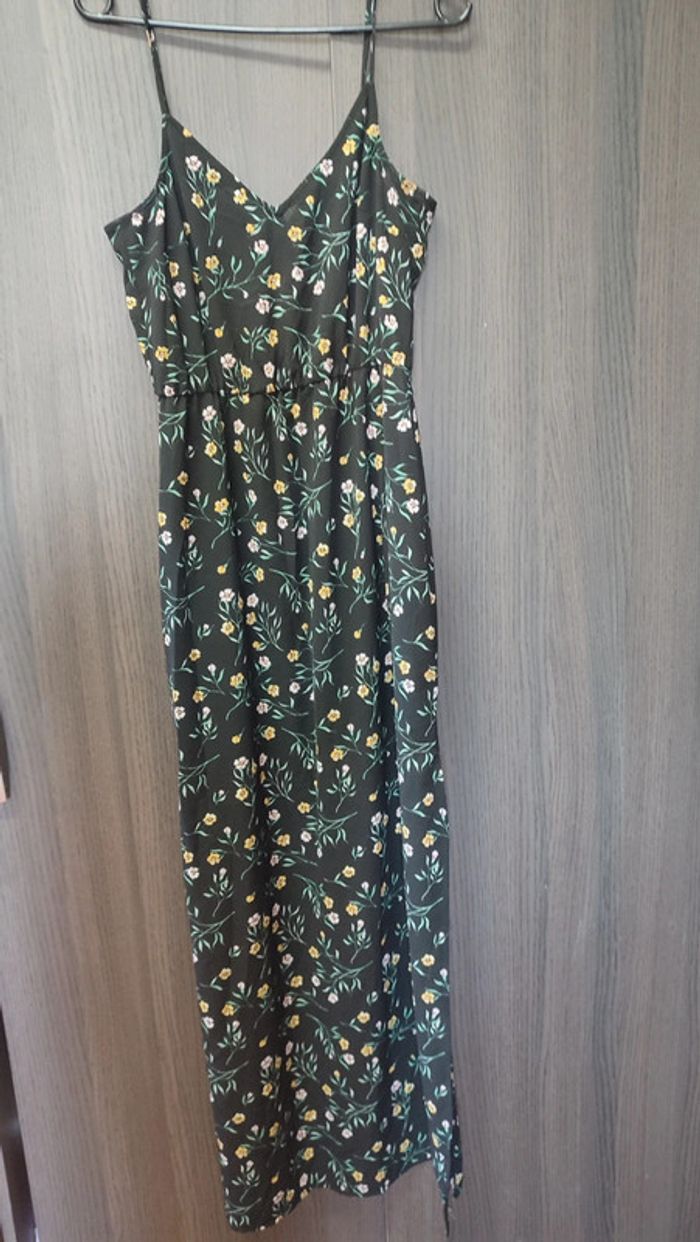 Robe longue fleurie