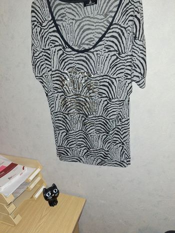 Haut manches courtes one step gris