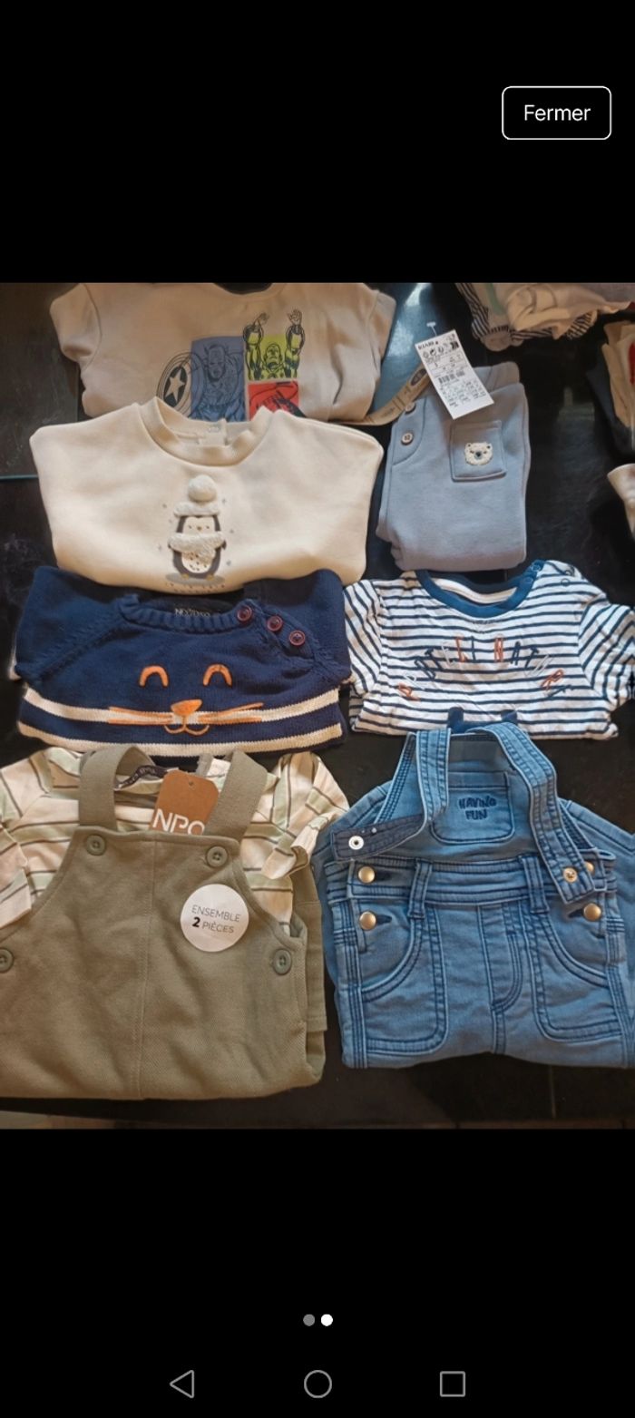 Lot vêtements 3 mois garçon - photo numéro 2