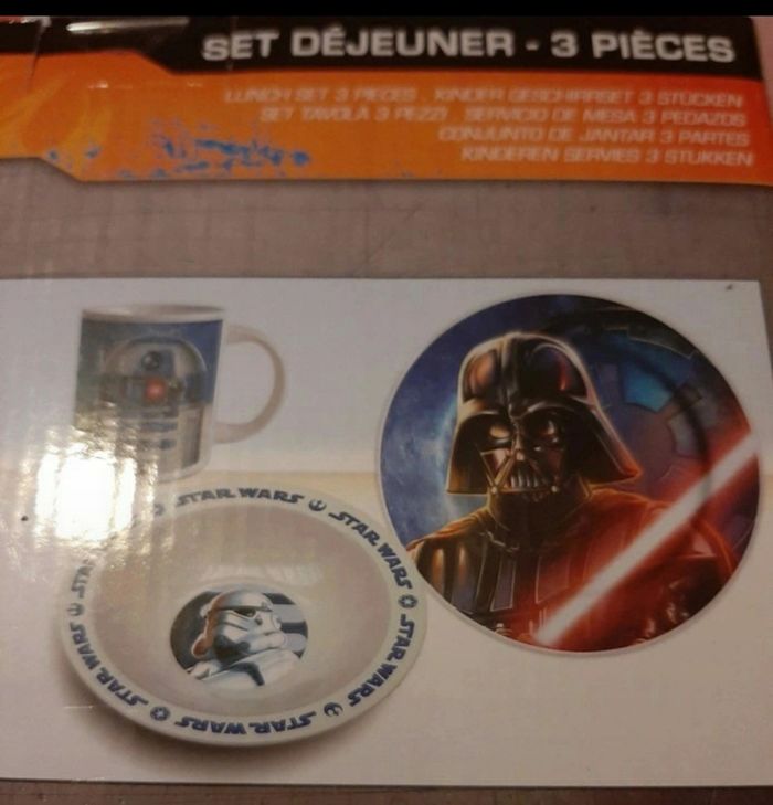 Set petit déjeuner  star wars  Disney - photo numéro 7