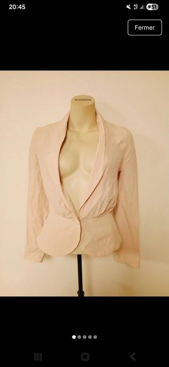 Blazer rose Neuf avec étiquette