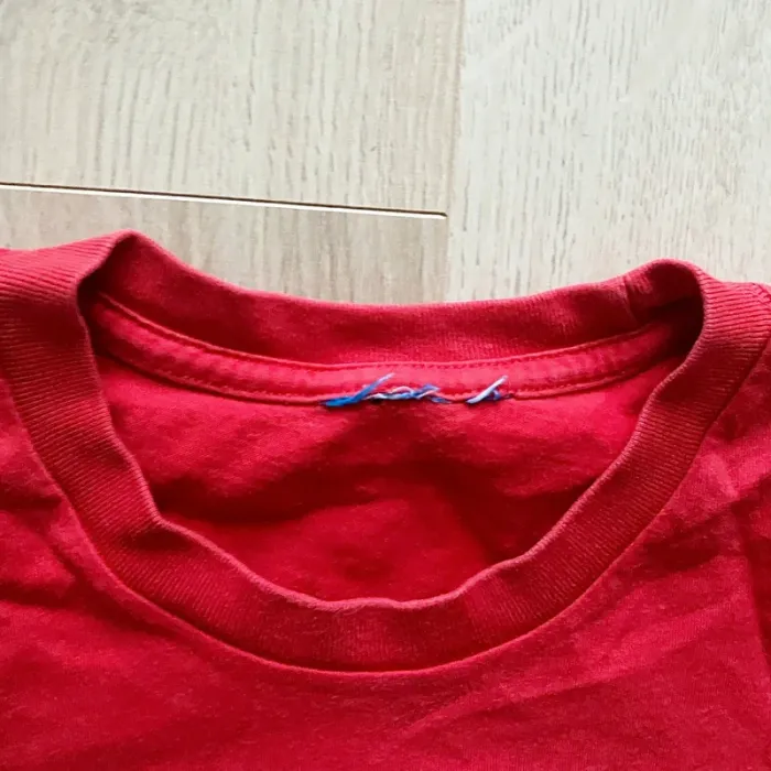 Adidas Classic Red/Rouge T-Shirt Vintage Logo Homme Exclusive Sport Mode Y2K (Taille L) - photo numéro 3