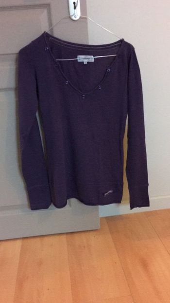 Pull col v violet