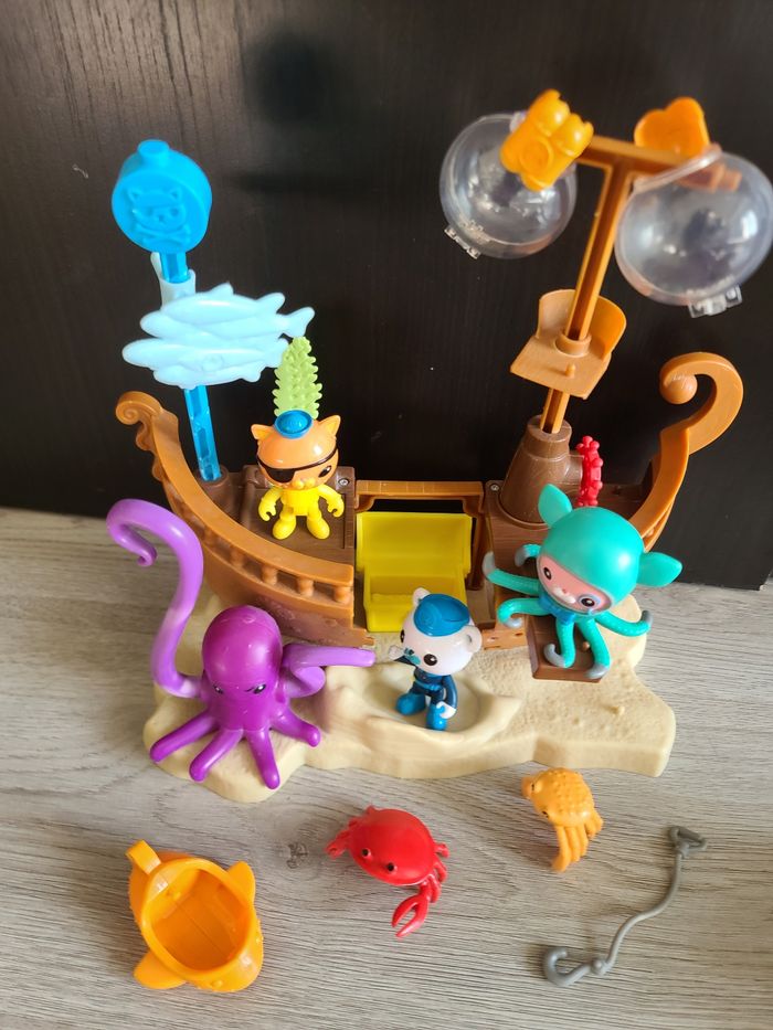 ‼️Très rare‼️Octonauts Bateau naufragé de Calico-Jack + personnages et accessoires - photo numéro 10