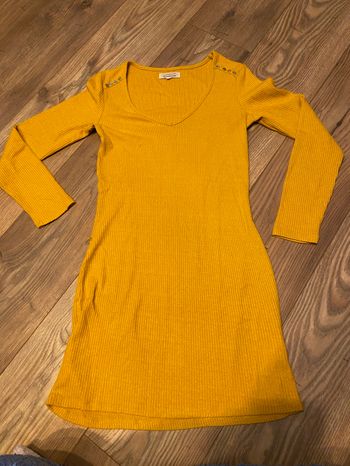 Robe jaune moutarde Cache cache Txs
